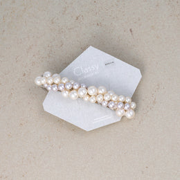 Bubble Glass Pearl Hair Barrette