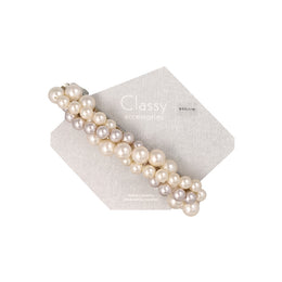 Bubble Glass Pearl Hair Barrette