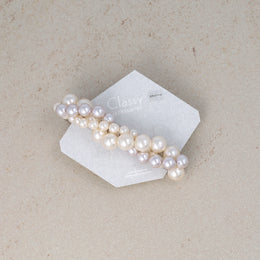 Bubble Glass Pearl Hair Barrette