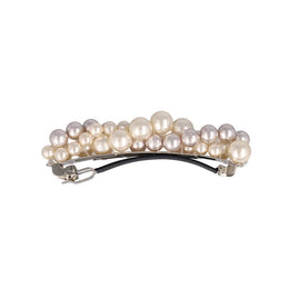 Bubble Glass Pearl Hair Barrette