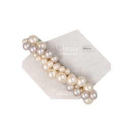 Bubble Glass Pearl Hair Barrette