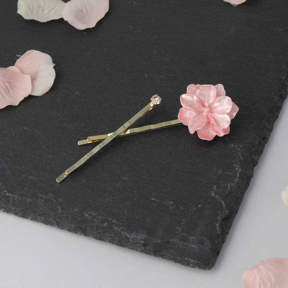 Pink Sakura Hairpin Set