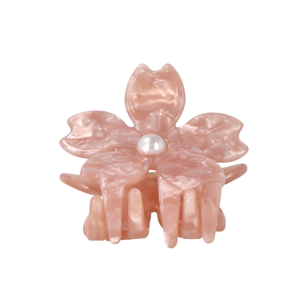 Marble Pink Sakura Hair Claw
