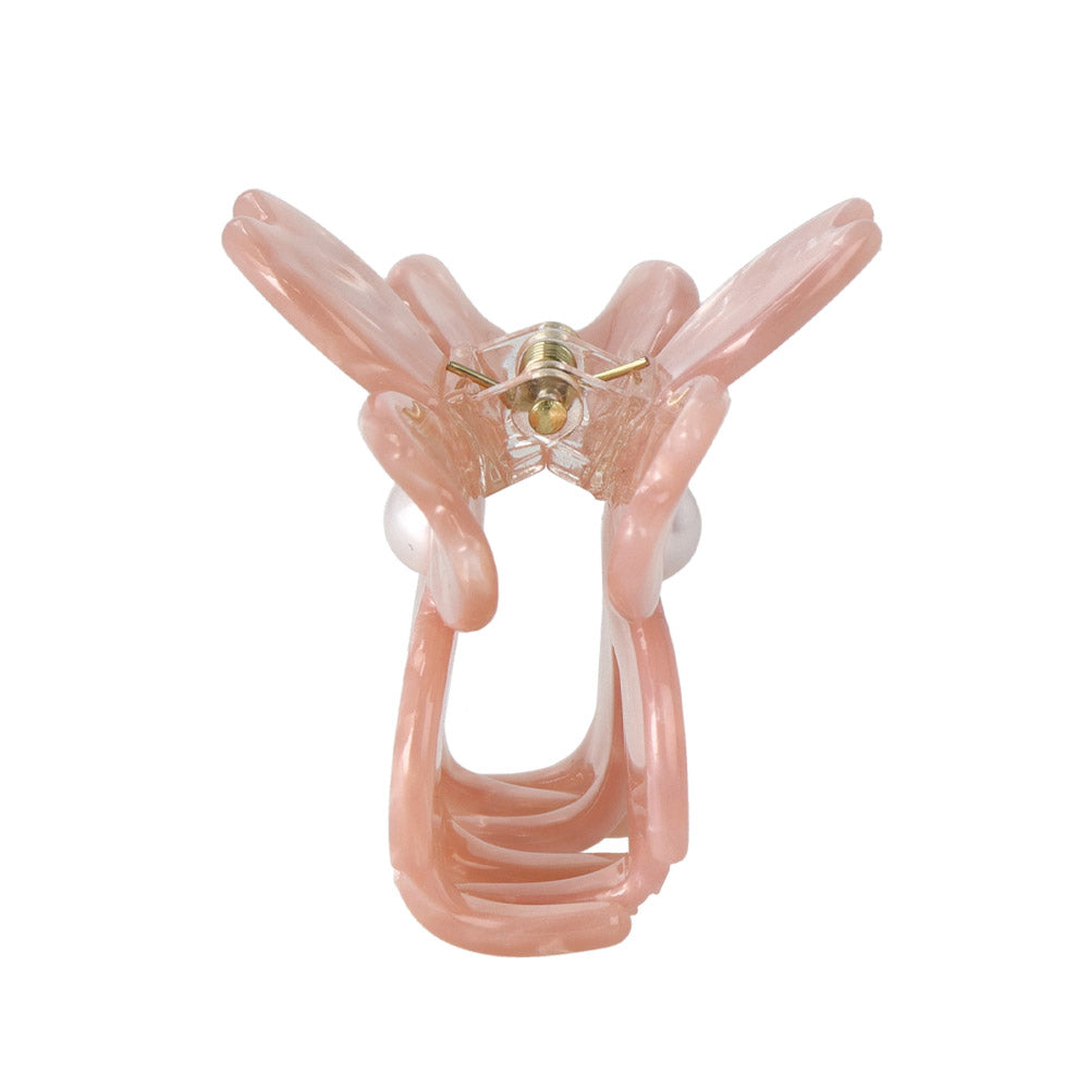 Marble Pink Sakura Hair Claw