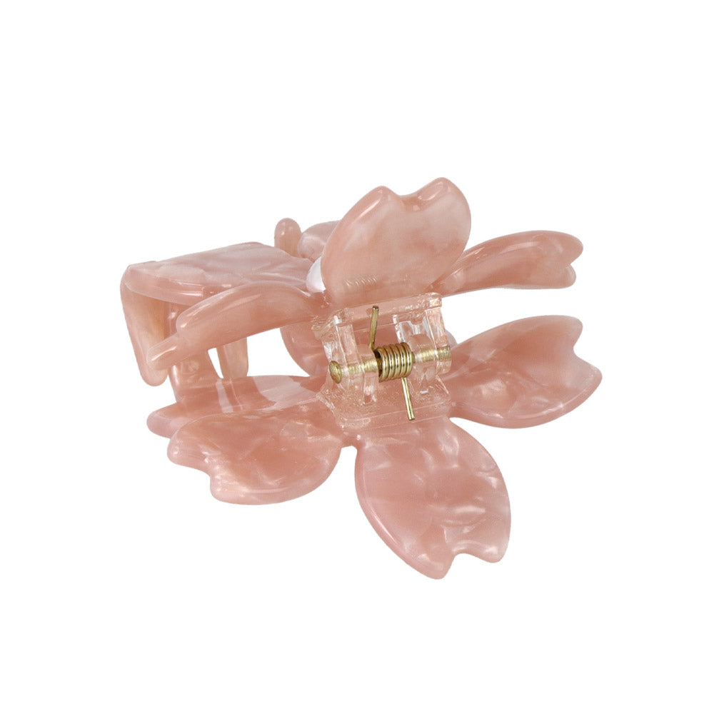 Marble Pink Sakura Hair Claw