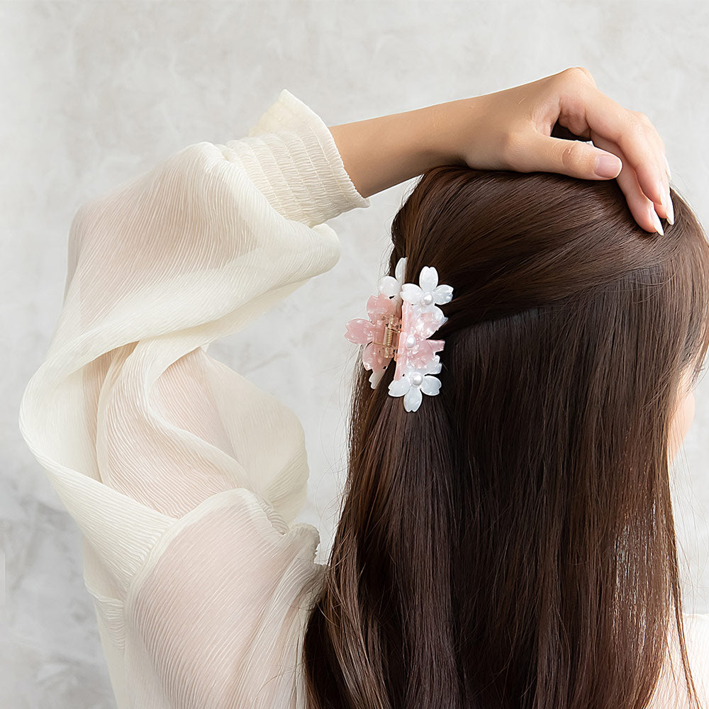 Triple Sakura Hair Claw - osewaya