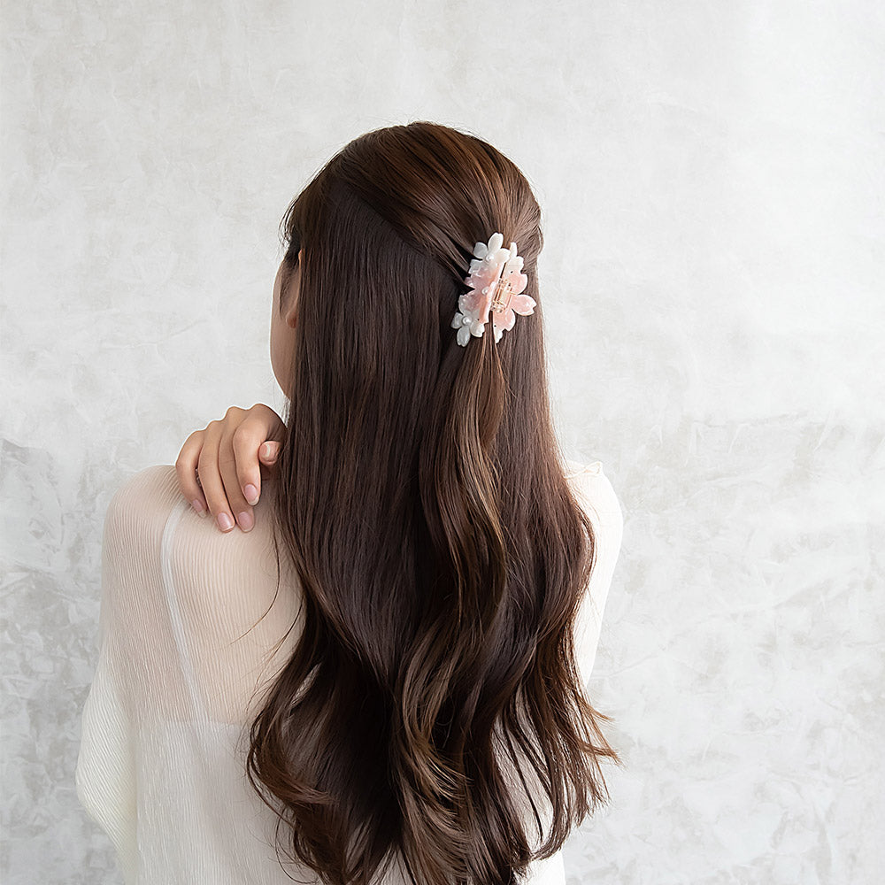 Triple Sakura Hair Claw
