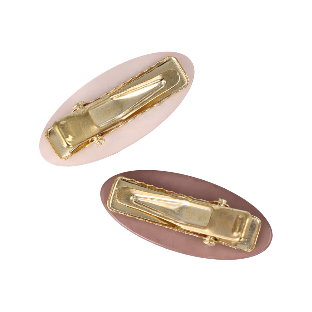 Japan Flair Oval Hair Clip Set