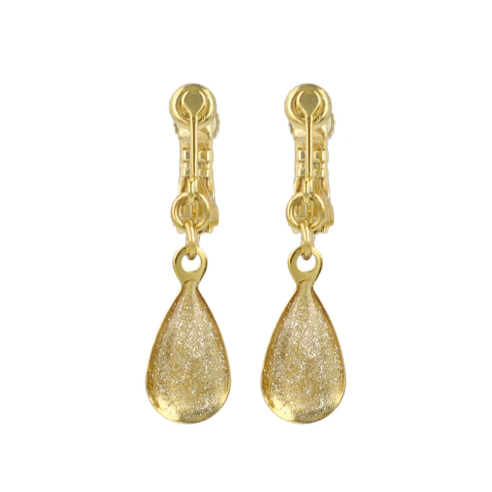 Glittery Waterdrop Clip Ons