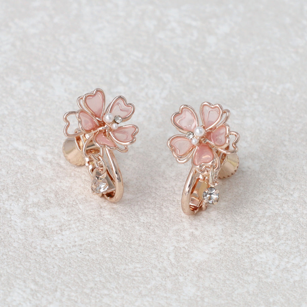 Pink Sakura Souvenir Clip Ons