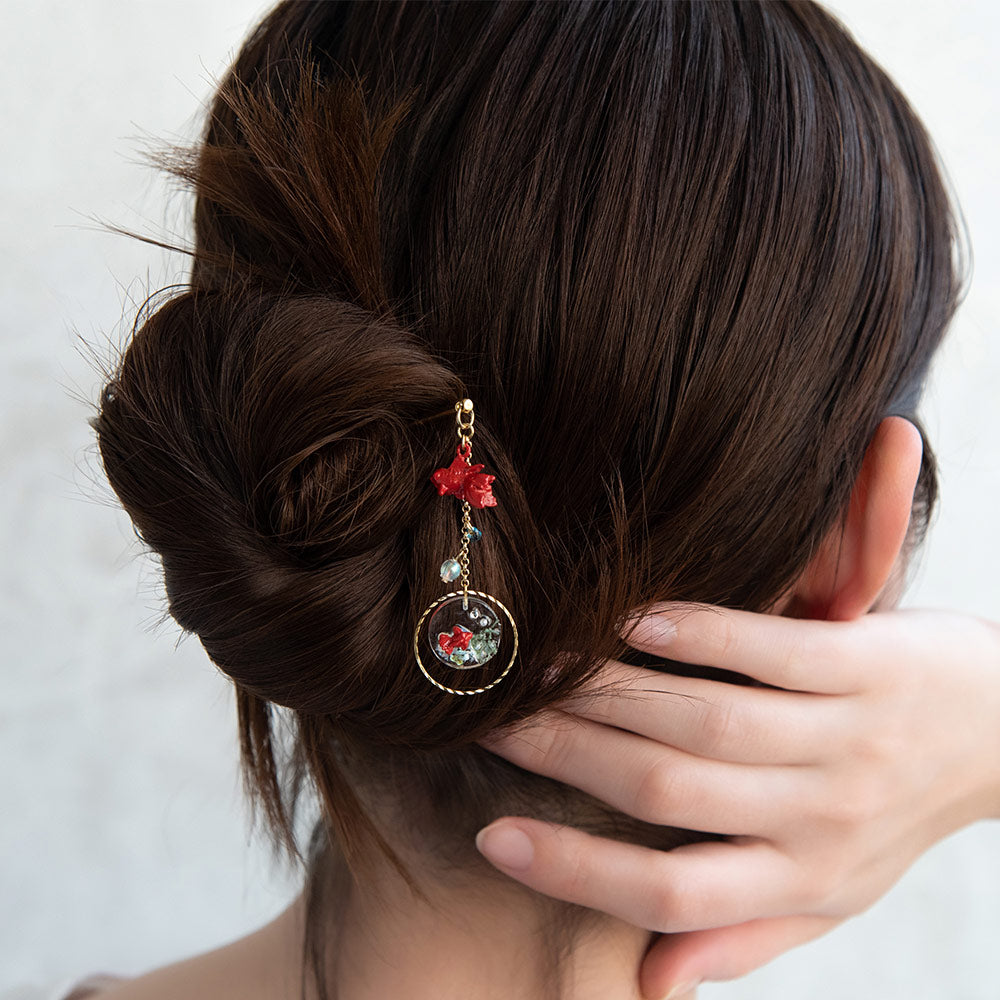 Kingyo Kanzashi Hair Stick - osewaya