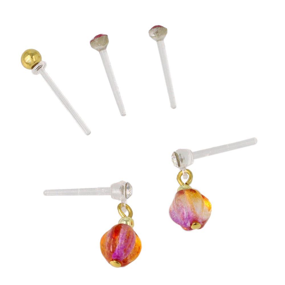 Mix and Match Plastic Earring Set