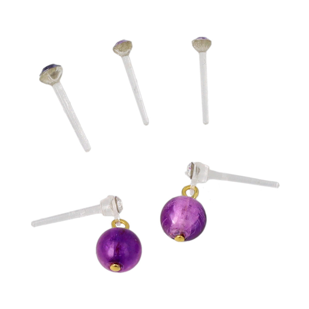 Mix and Match Plastic Earring Set