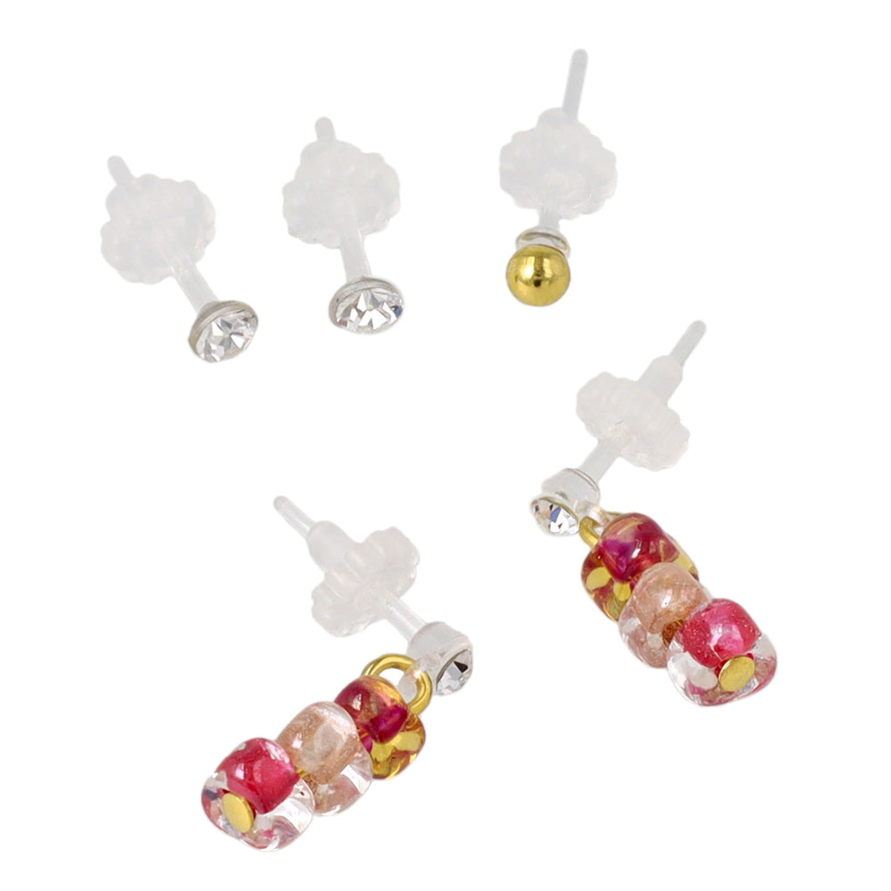 Mix and Match Plastic Earring Set