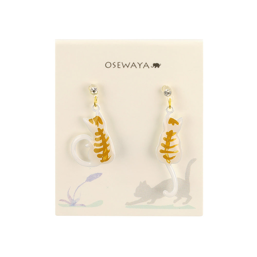 Cat Drop Plastic Earrings