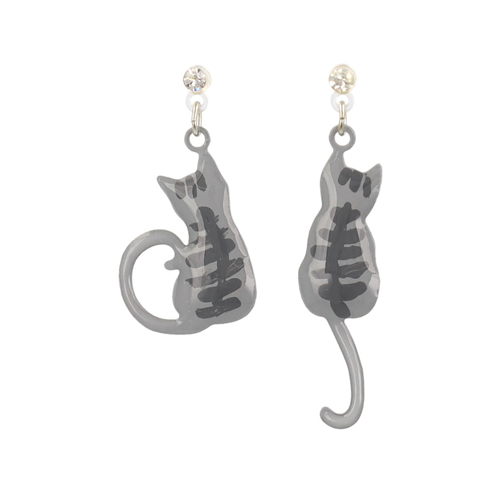 Cat Drop Plastic Earrings
