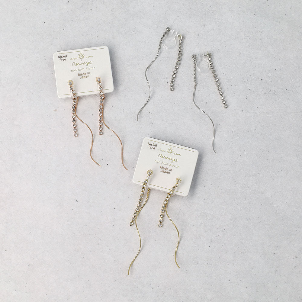 Linear Drop Invisible Clip Ons