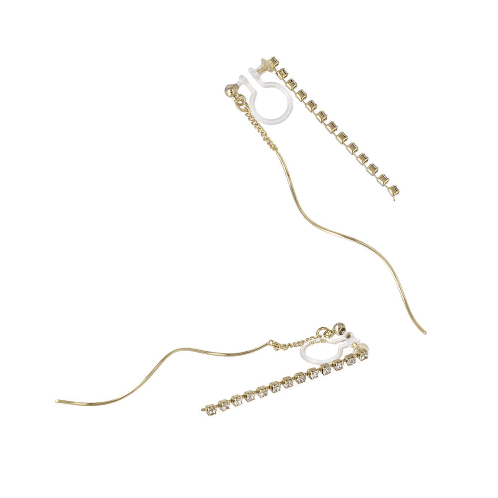 Linear Drop Invisible Clip Ons