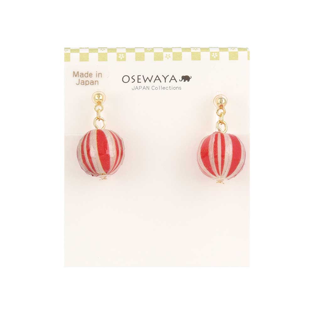 Temari Ball Invisible Clip On Earrings