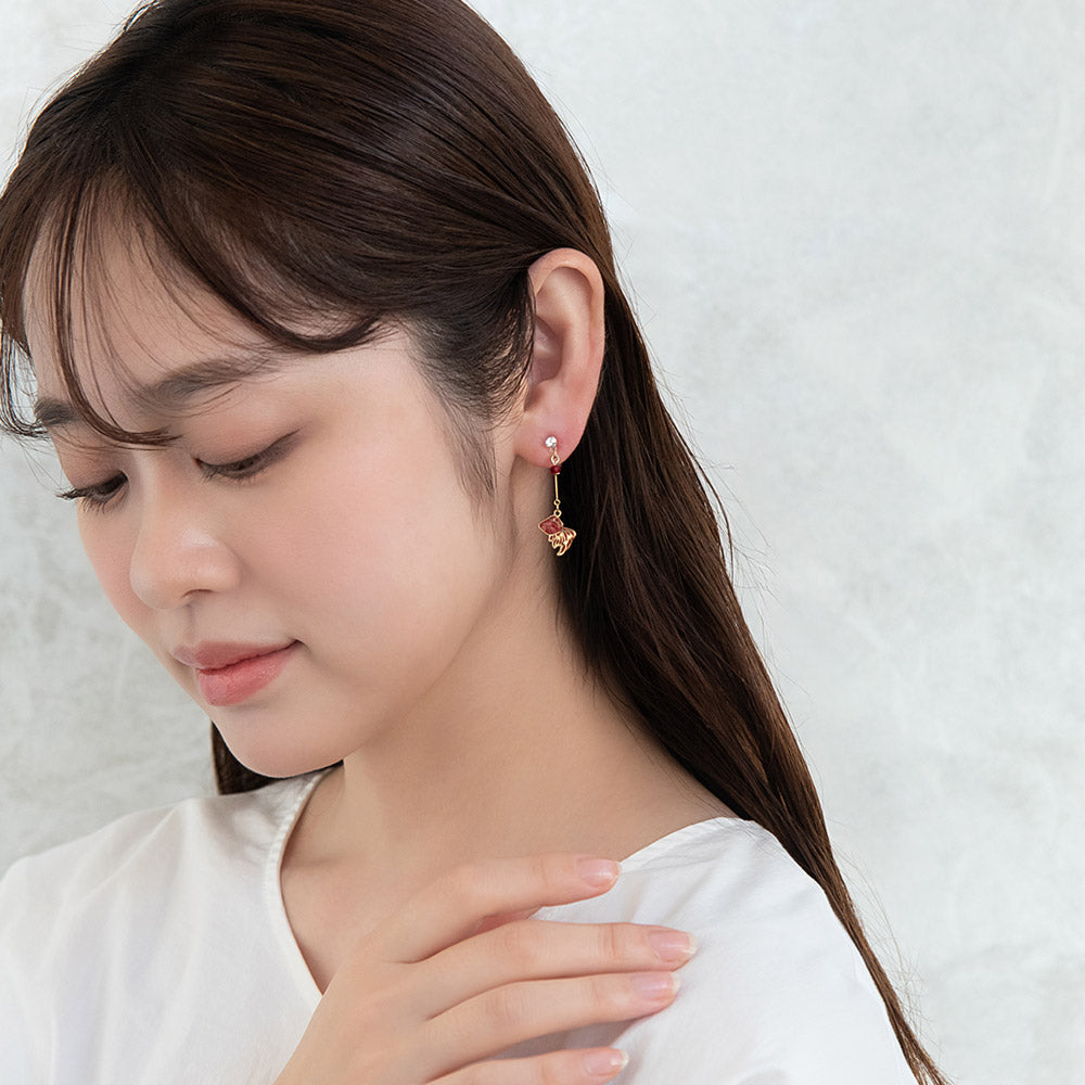 Kingyo Charm Drop Invisible Clip Ons