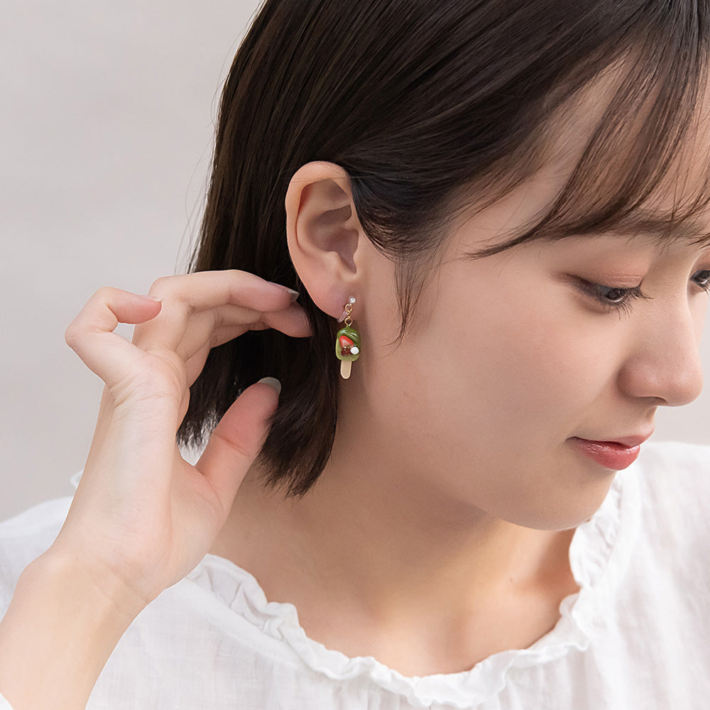 Matcha Ice Pop Invisible Clip Ons - Osewaya