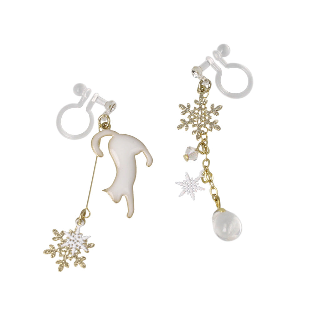 Winter Cat Invisible Clip Ons