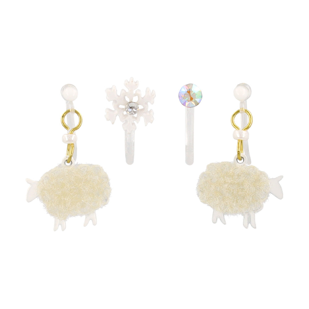 Furry Sheep Invisible Clip On Set