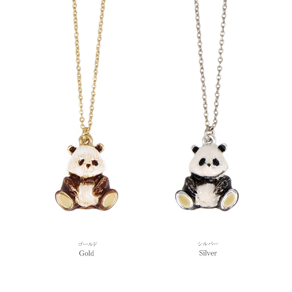 Osuwari Panda Short Necklace