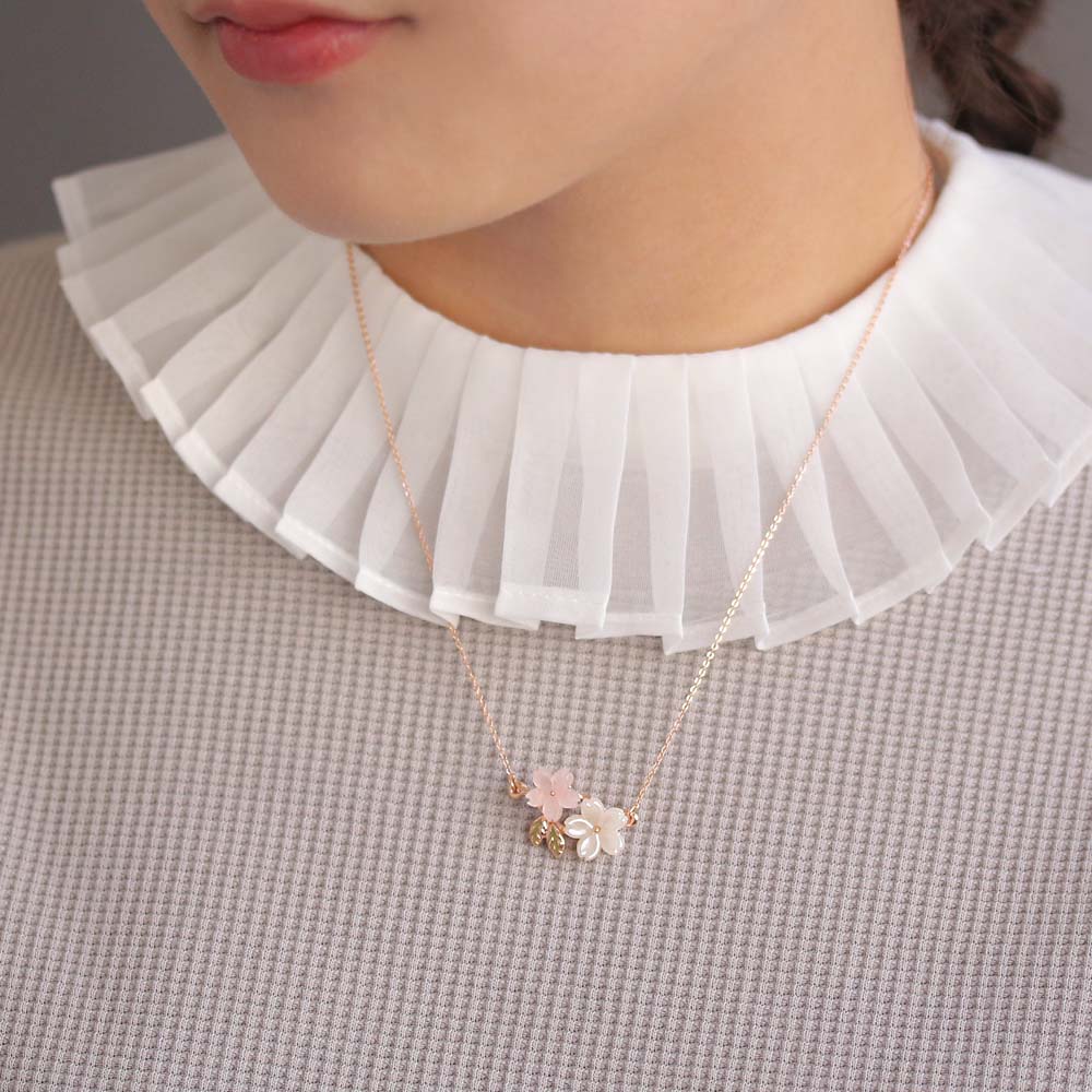 Sakura Twig Short Necklace