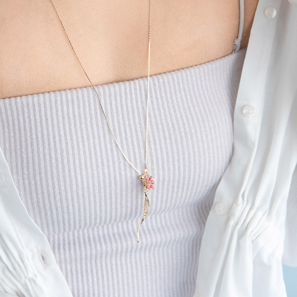 Sakura Adjustable Slider Necklace