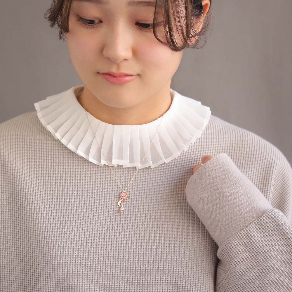 Sakura Drop Short Necklace
