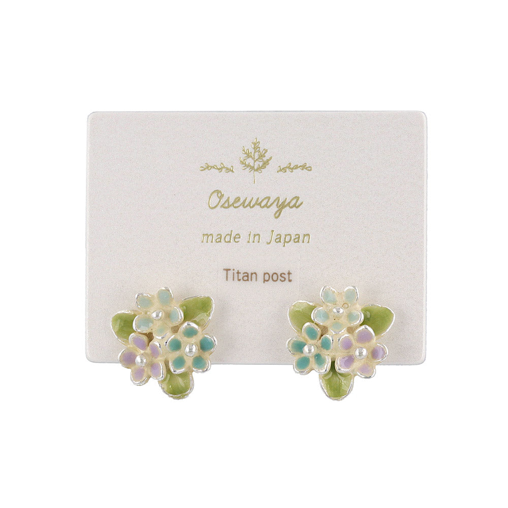 Hydrangea Stud Earrings