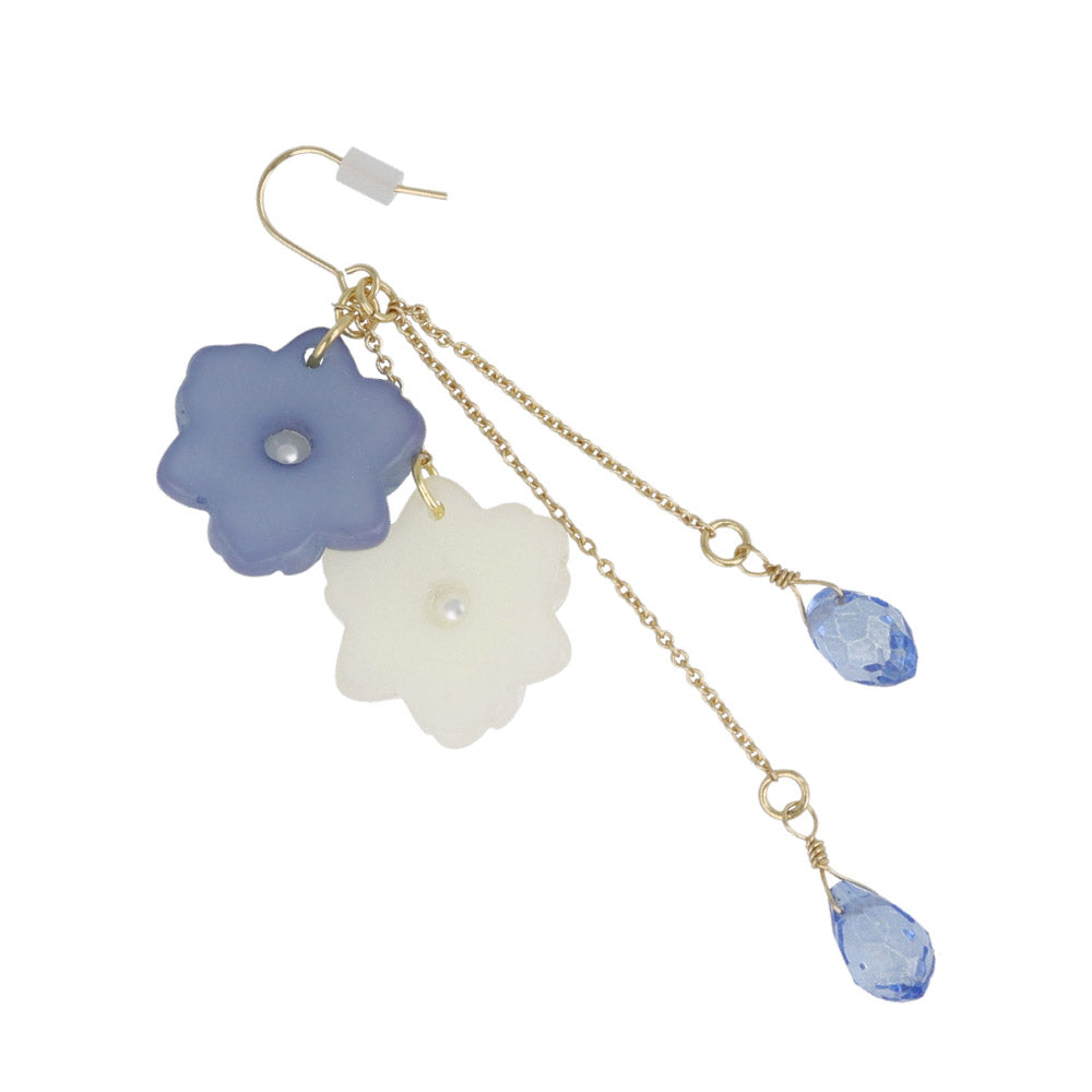 Nemophila Layered Drop Earrings