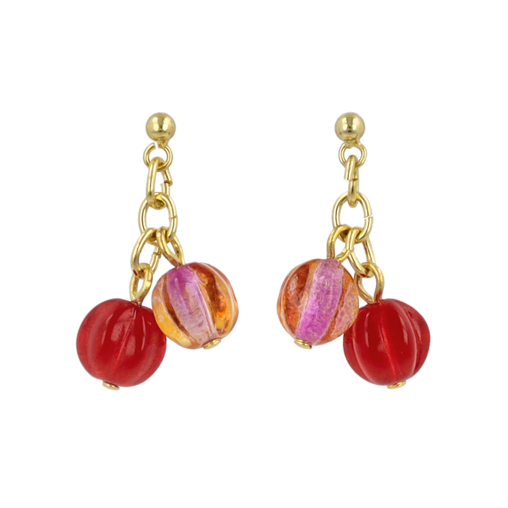 Gradient Bead Cluster Earrings