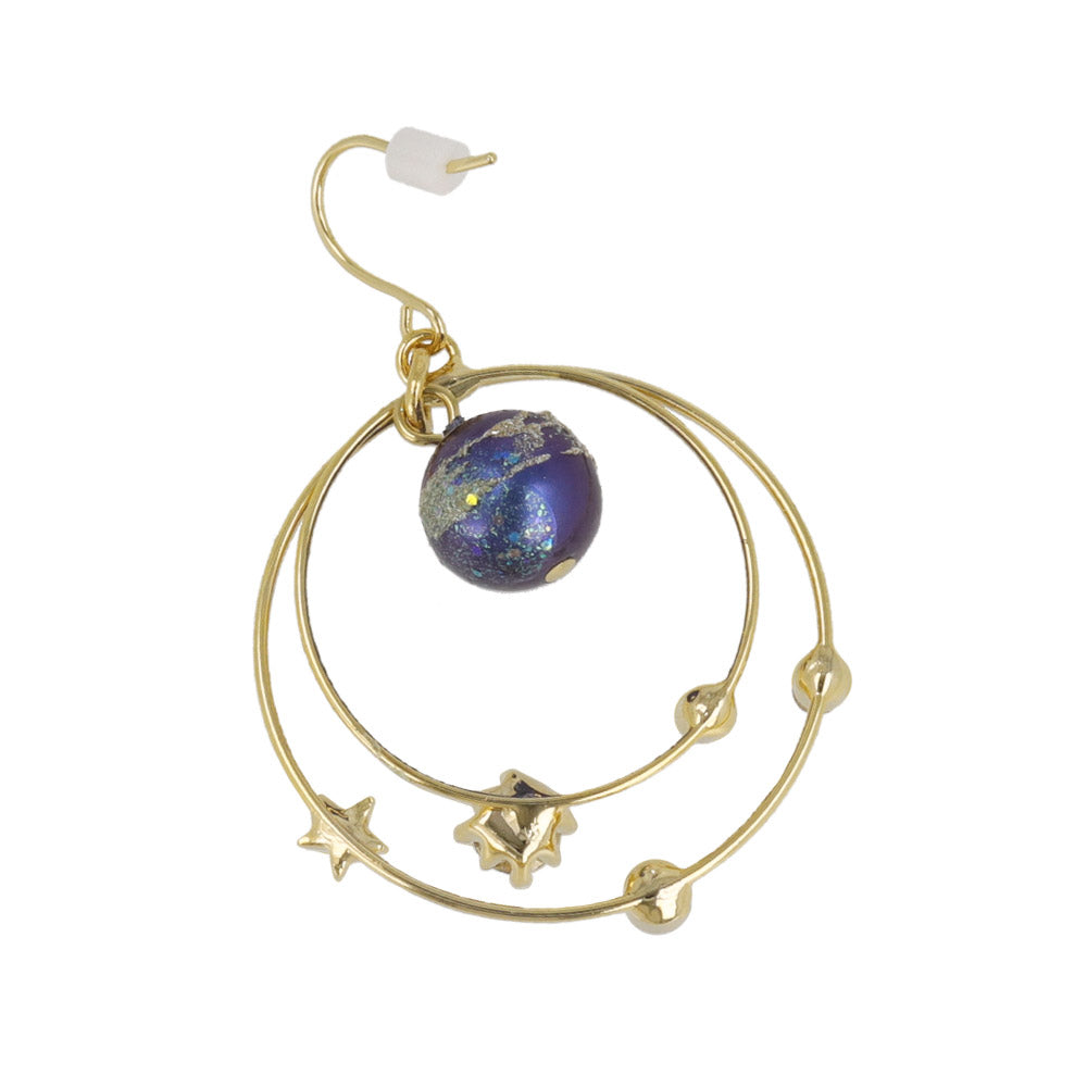 Astronomy Double Hoop Earrings