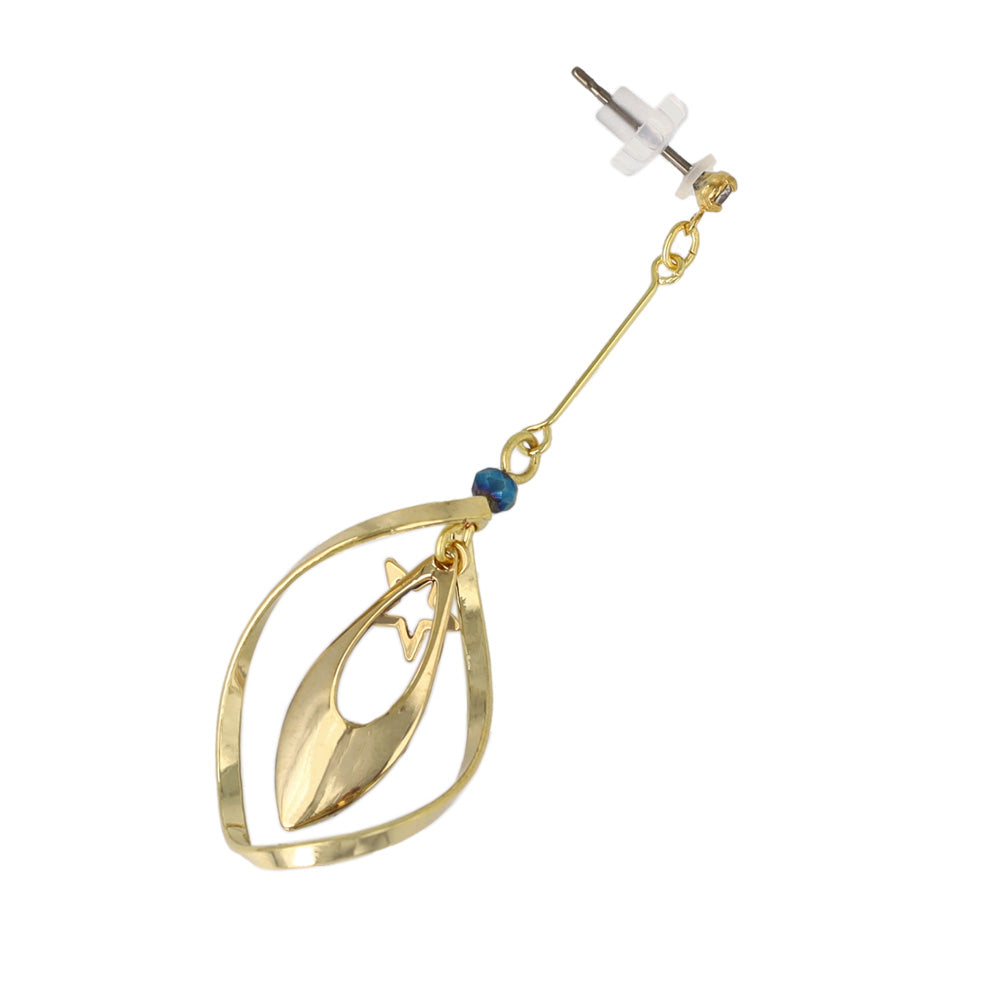 Cosmic Twist Drop Earrings