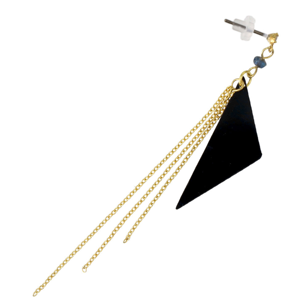 Moonlight Triangle Drop Earrings
