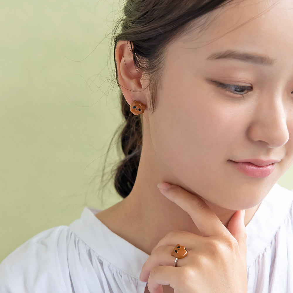 Anpan and Milk Asymmetrical Studs