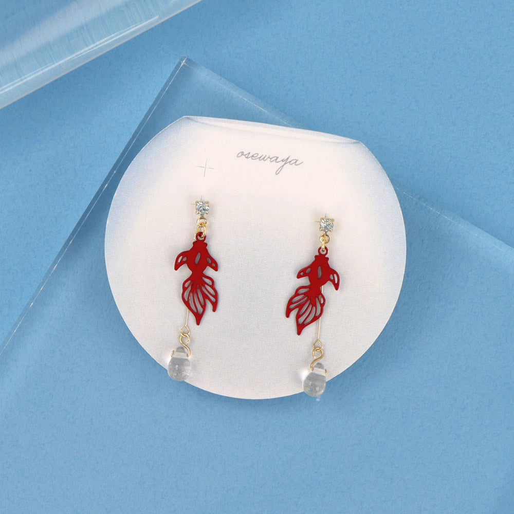 Kingyo and Droplet Earrings