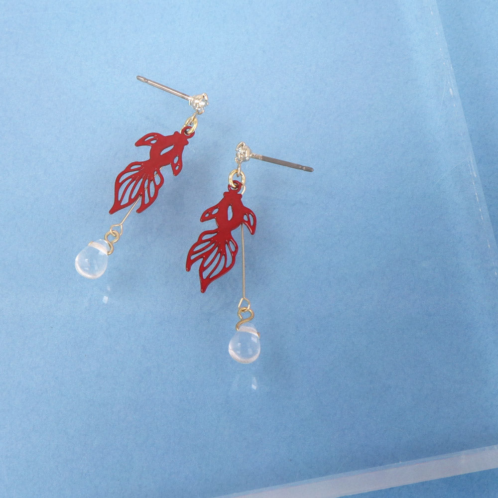 Kingyo and Droplet Earrings