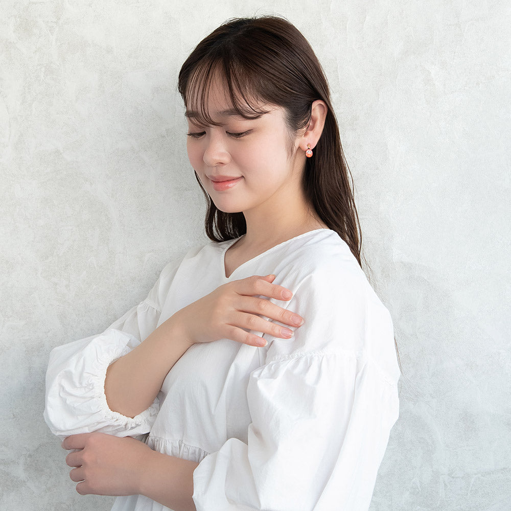 Daruma Doll Drop Earrings