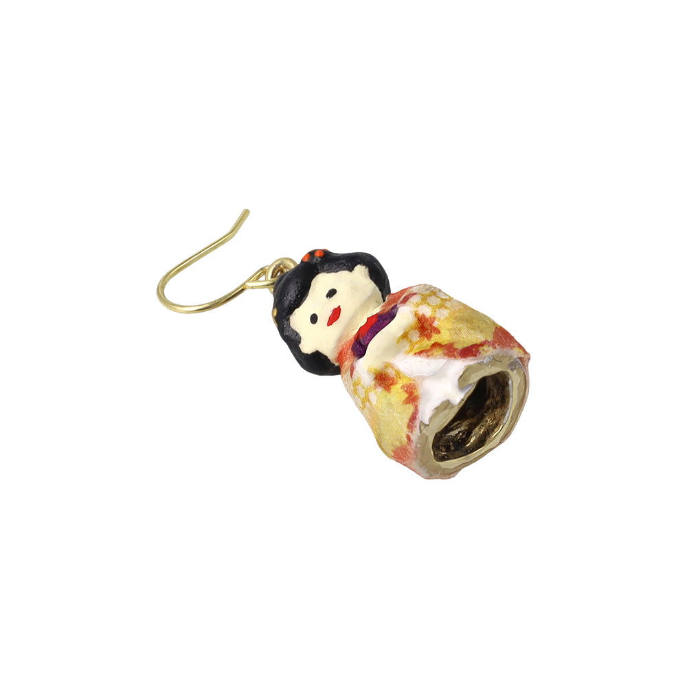 Kimono Lady and Momiji Souvenir Earrings
