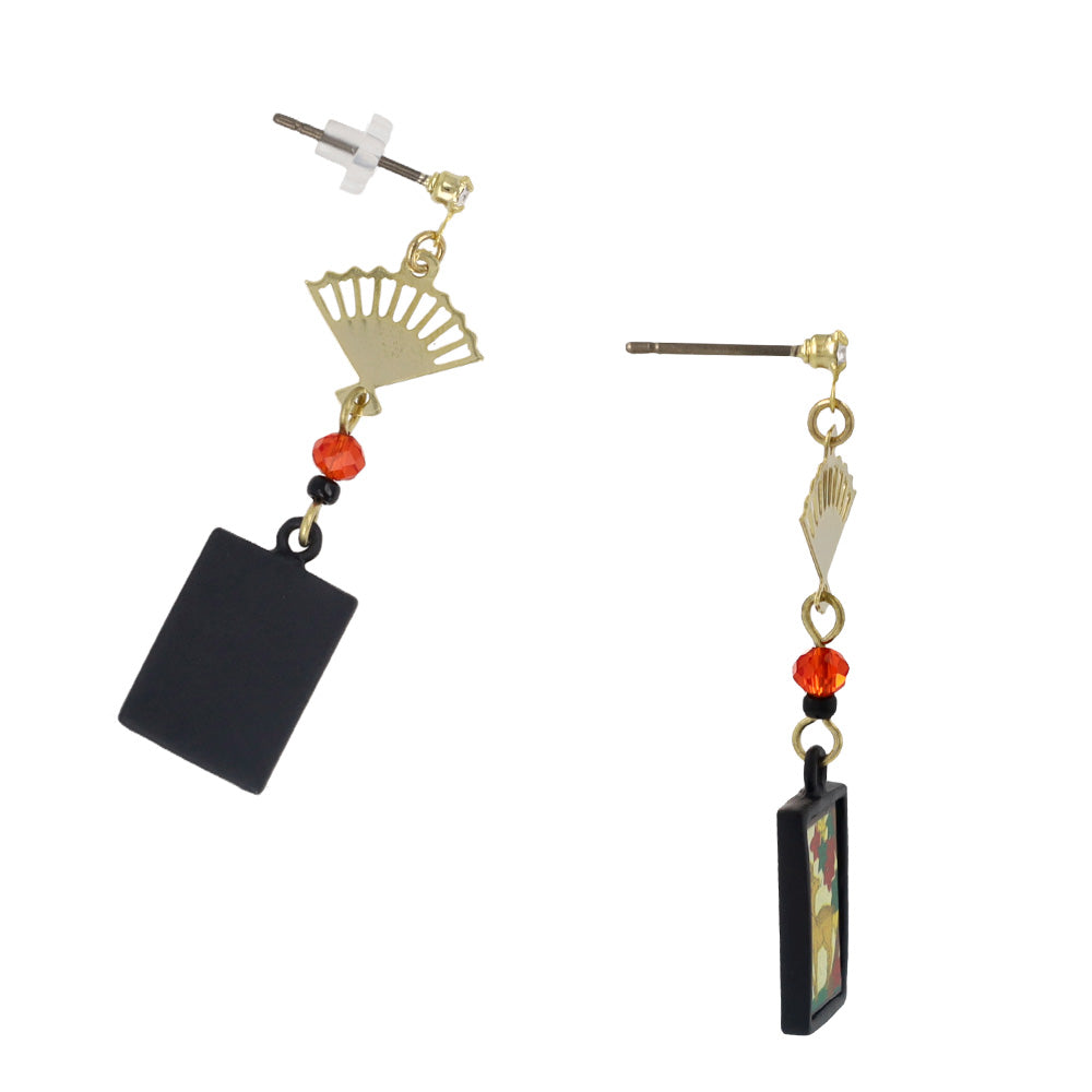 Hanafuda Drop Souvenir Earrings