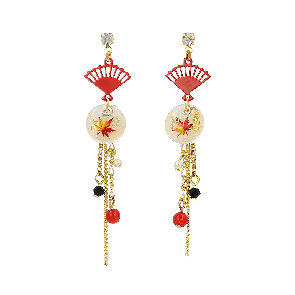 Momiji Cascade Souvenir Earrings