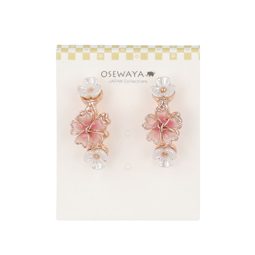Sakura Linear Earrings