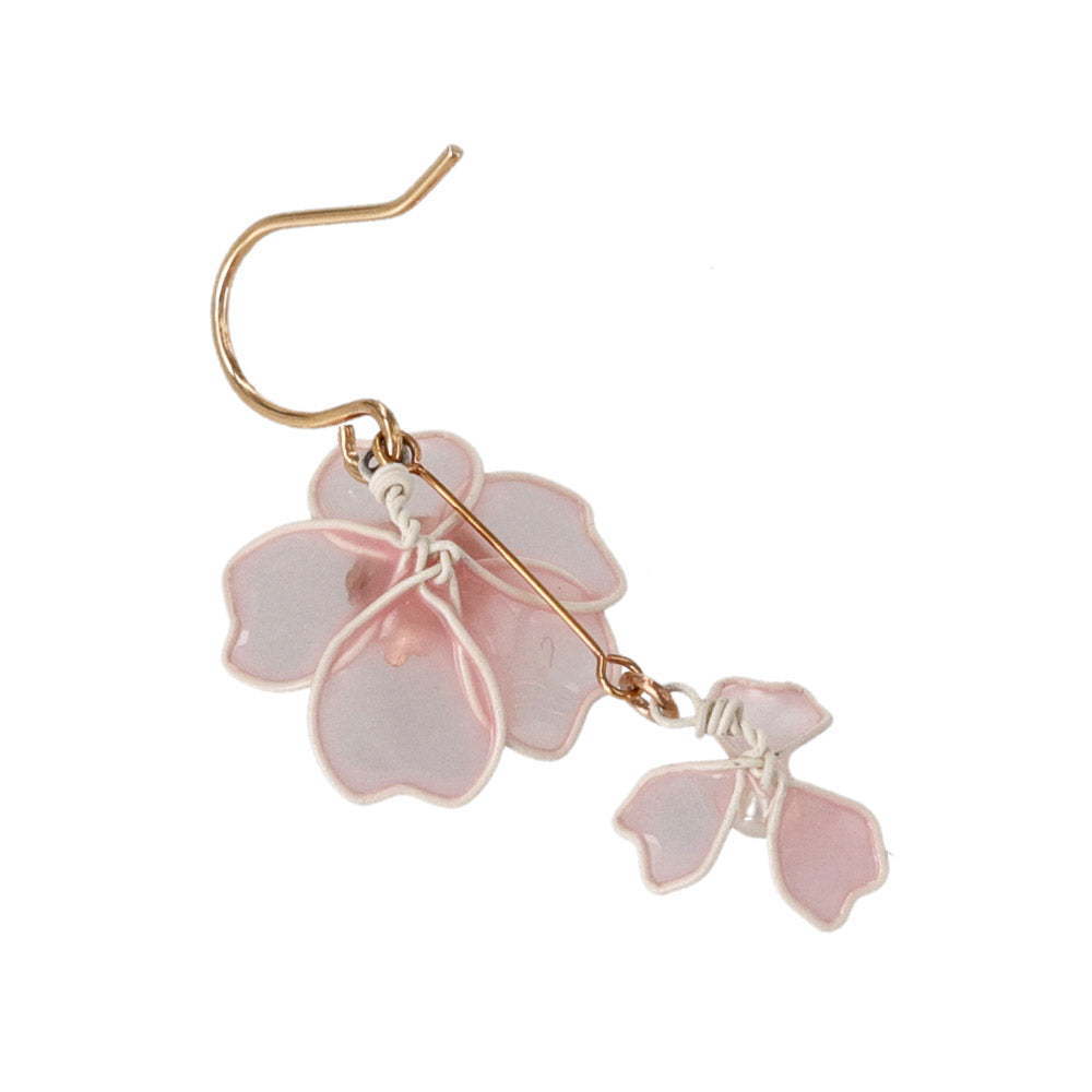 Translucent Pink Sakura Drop Earrings