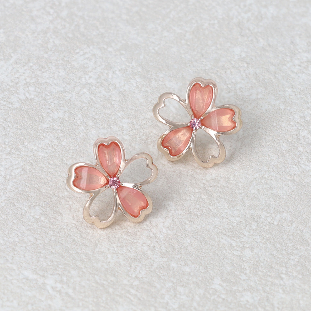 Hollow Sakura Souvenir Earrings