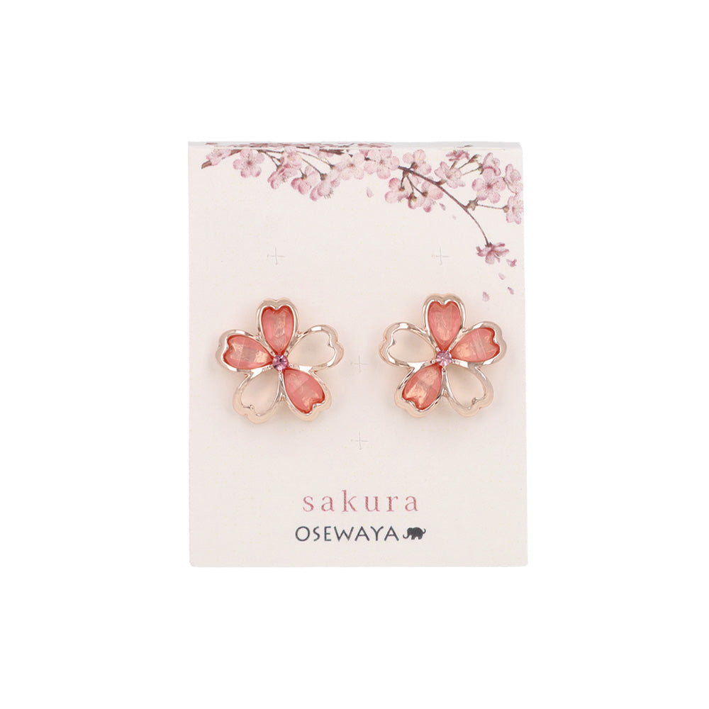 Hollow Sakura Souvenir Earrings