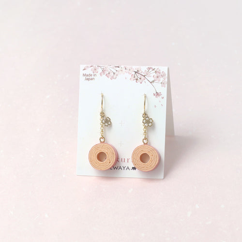 Sakura Baumkuchen Drop Earrings