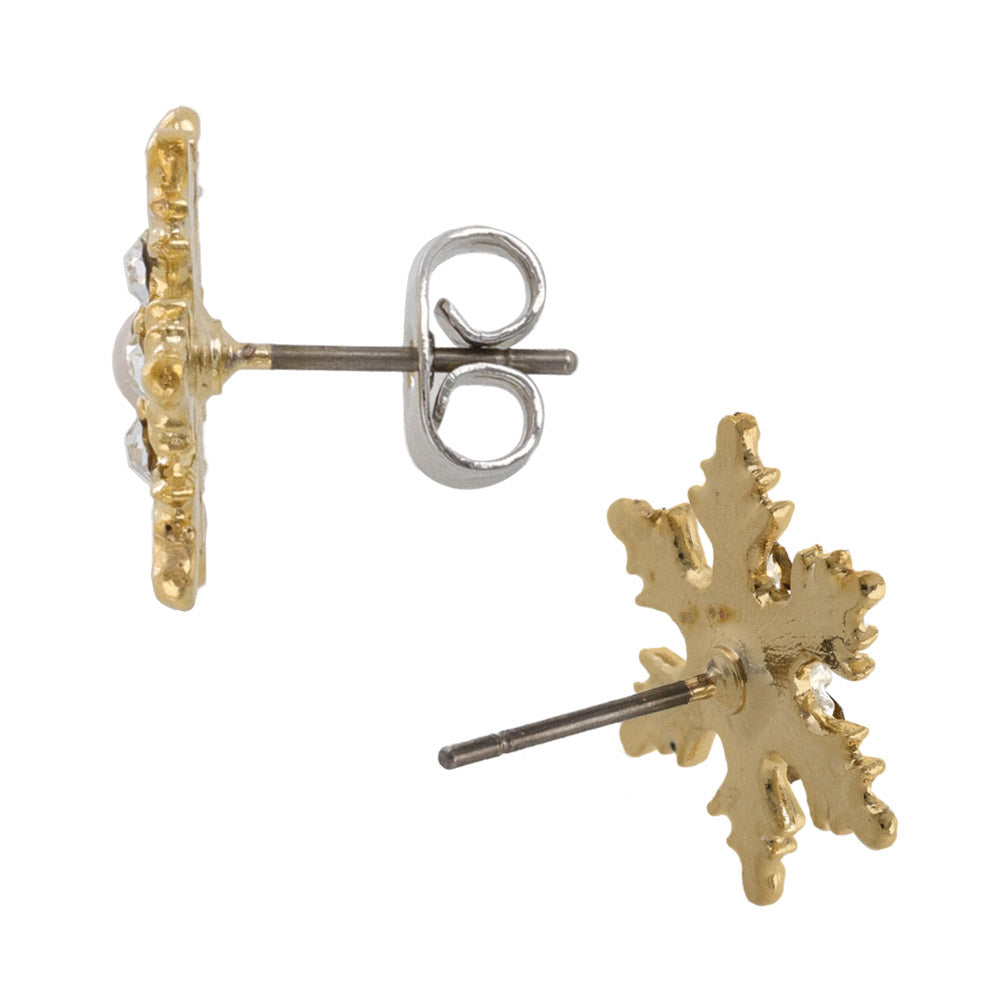 Snowflake Stud Earrings
